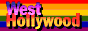 Geocities West Hollywood rainbow 88x31 blinkie